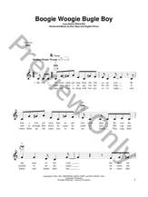 Boogie Woogie Bugle Boy Guitar and Fretted sheet music cover